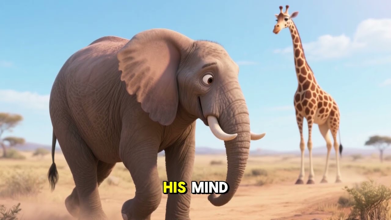 Cartoon The Elephant Who Lost His Shadow  Calm Story @ChuChuTV @disneykids