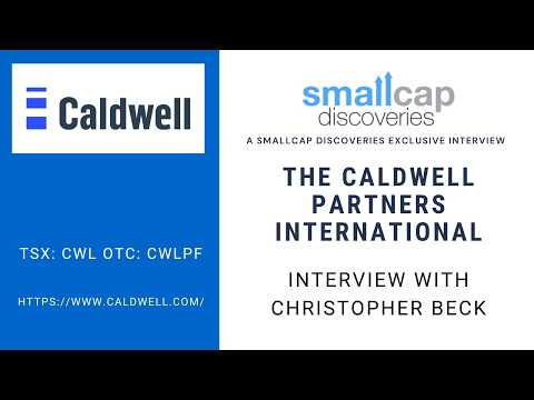 Caldwell Partners International (TSX: CWL) Interview with CEO Christopher Beck
