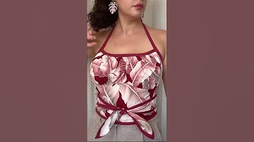 Sewing the Rockabilly Halter Top  #fashion #diy #summerstyle #vintagesummer #sewvintage