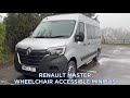 Renault master wheelchair accessible minibus with electric tail lift  vic young conversions