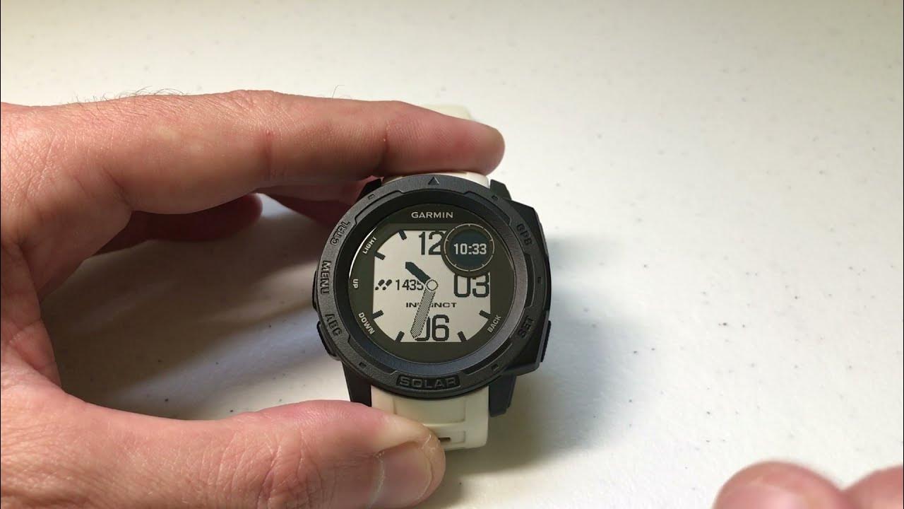 Garmin Instinct Calendar Widget YouTube