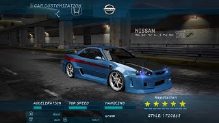 NFS Underground - Tutorial R34