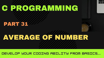 C Programming | Average of Number