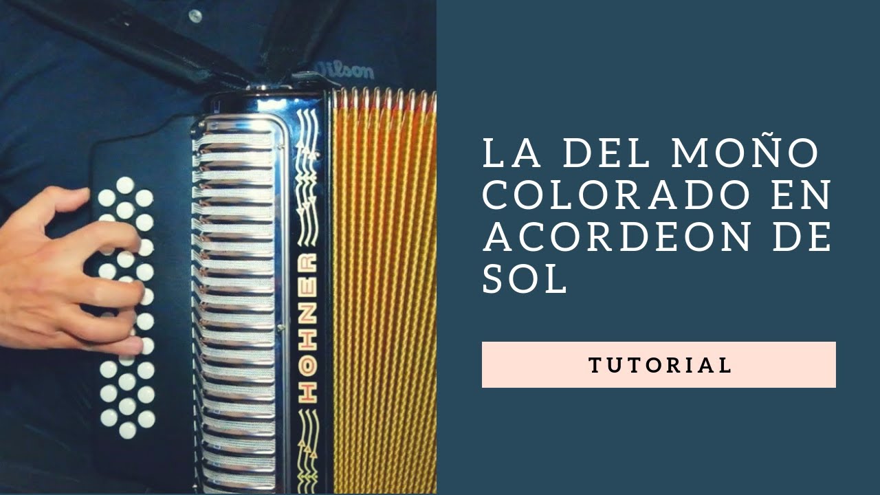 La del Moño Colorado - Acordeón de Sol (Tutorial) - YouTube