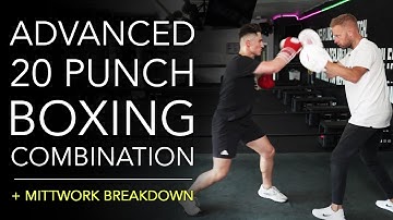 Must Know 20-Punch Boxing Combination Mittwork Breakdown with Defense