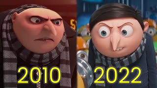 Evolution Of Gru In Movies 2010-2022