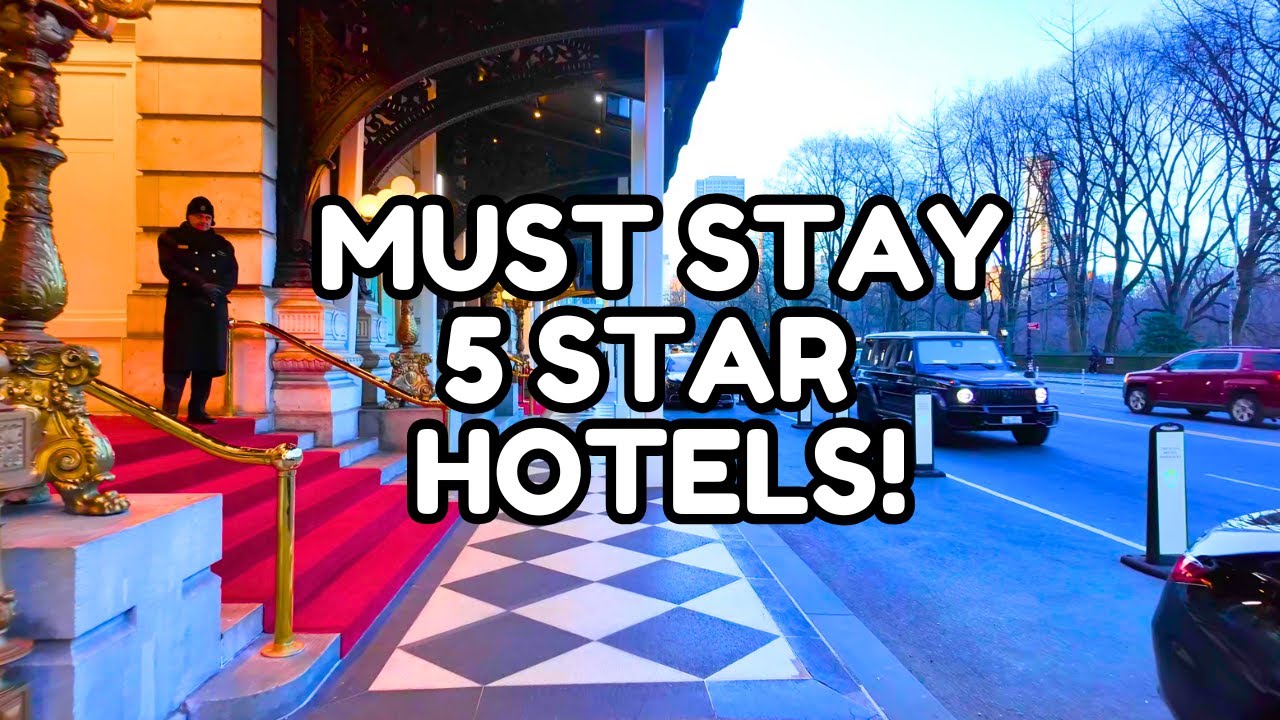 🇺🇸 Exploring 5 Star Hotels On Central Park NYC | Central Park South Walking Tour