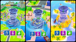 Idle Tornado 3D Mobile Game | Gameplay Video screenshot 2