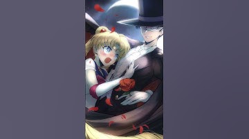 tuxedo mask and sailor moon ❣️❣️#sailormoon #shorts