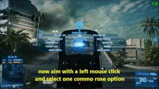 Battlefield 3 "Commo Rose" glitch - Your mouse is not broken, bro!