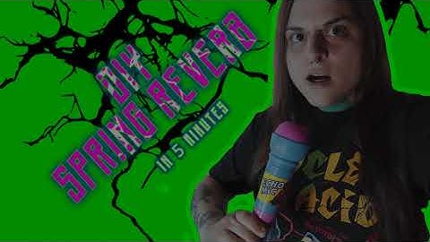 DIY SPRING REVERB in 5 minutes - vintage box edition