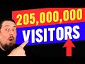 205 Million Visitors: 5 Free Traffic Sources