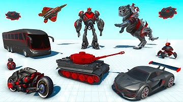 Flying Tiger Robot Game - Car Game - Android GamePlay | Walk through a Game