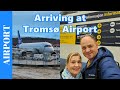 ARRIVING AT TROMSØ Airport in Norway - Ankomst Tromsø lufthavn - Tromso Airport Langnæs (TOS)