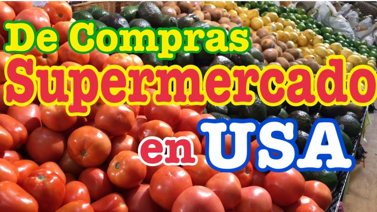 Supermercados en USA Food shopping in USA YouTube