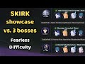 C0R1 Skirk Showcase VS 3 Bosses Stygian Onslaught Fearless Difficulty | Genshin Impact