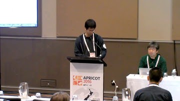 NIR SIG @ APRICOT 2016