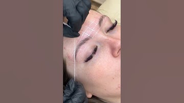 Brow Shape, Lamination & Tint 😍 #browmapping #browlamination #browtint #eyebrowtutorial