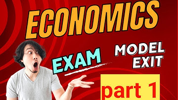 Economics model exit exam - #ethioexamcenter