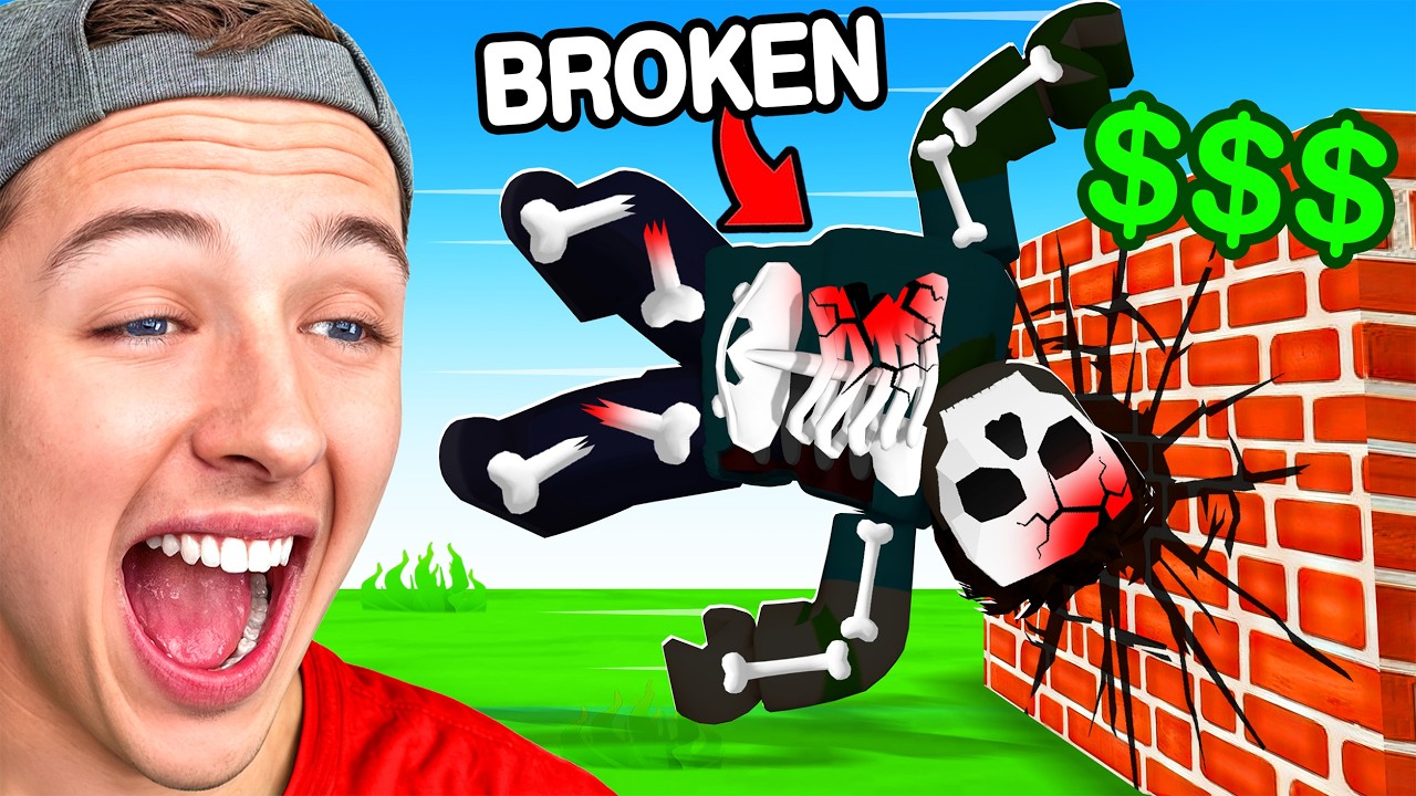I got Paid to BREAK 9,432,785 Bones in Roblox