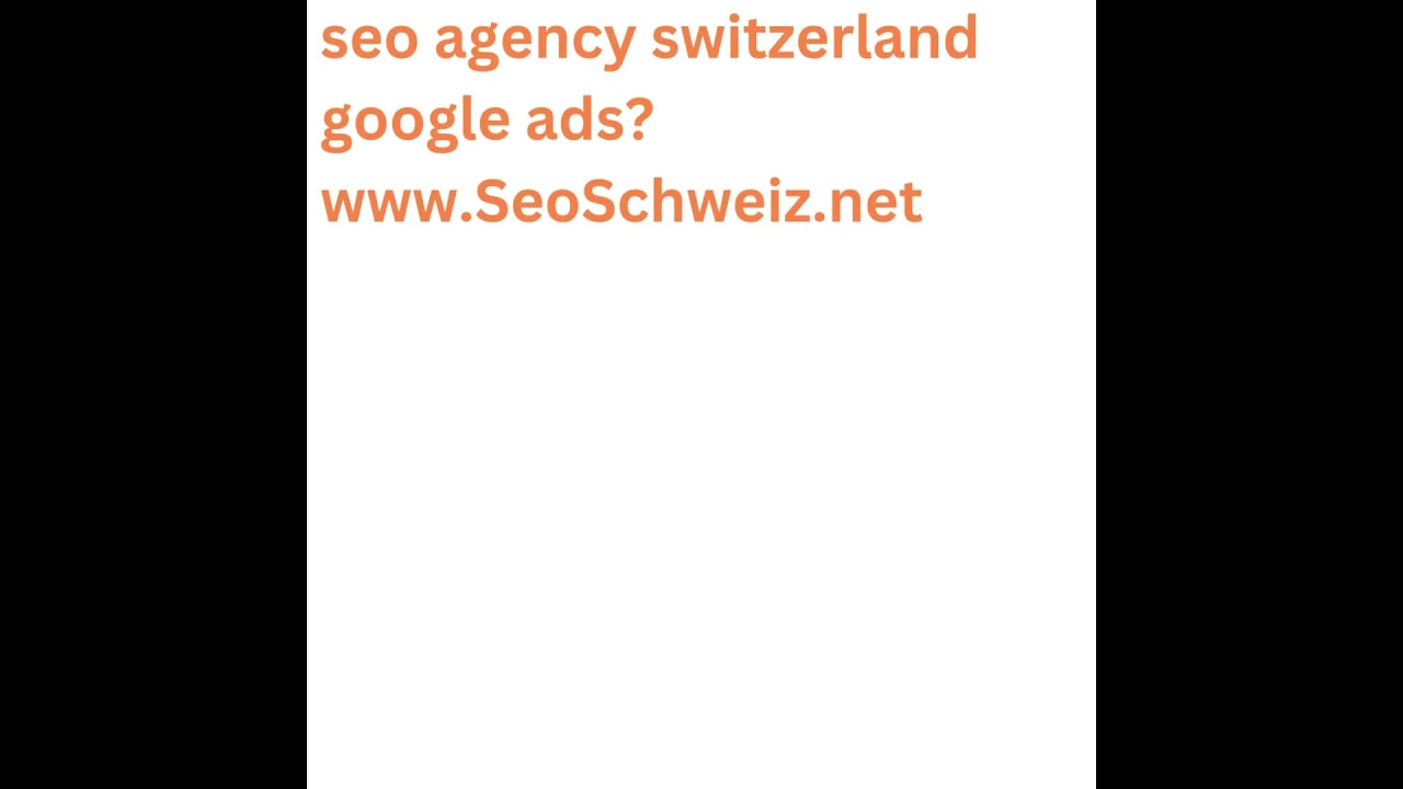 SeoSchweiz.net SEO Google Ads Svizzera