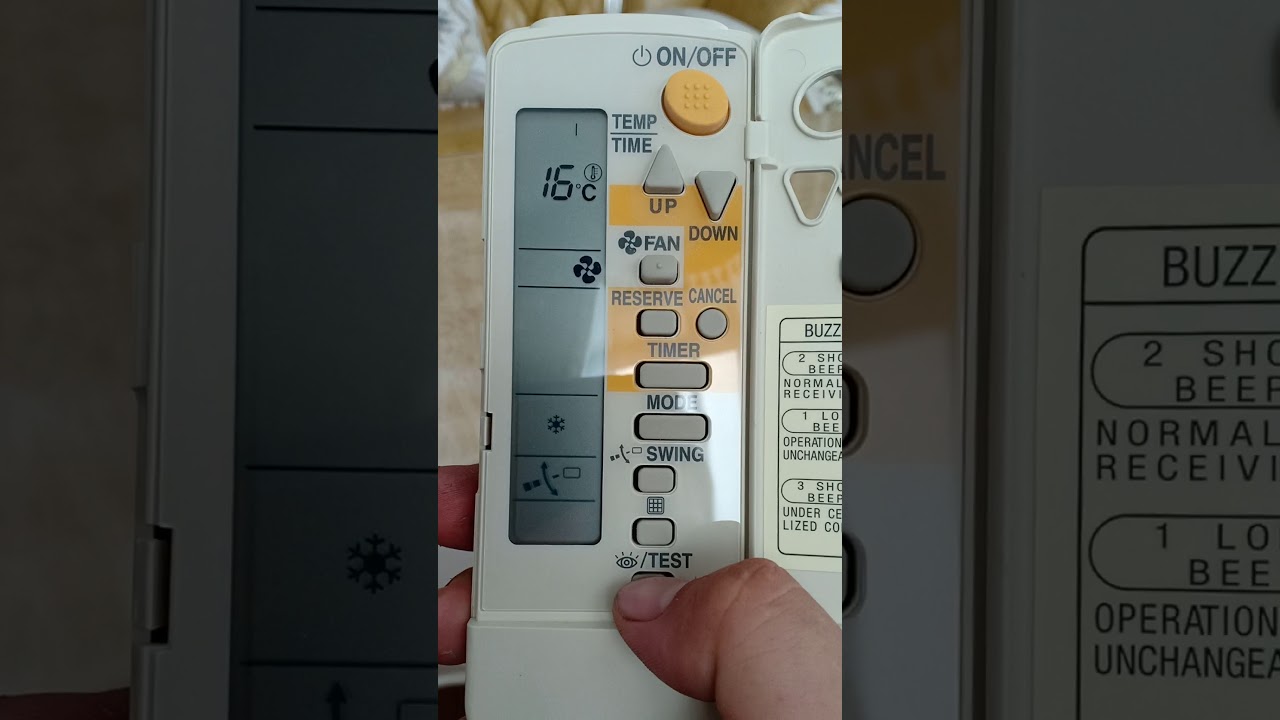 HOW TO SETTING DAIKIN CEILING CASSETTE TYPE AIR COND FAN SPEED