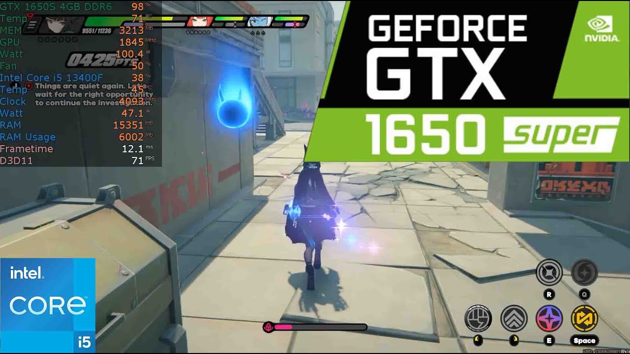 Zenless zone zero GTX 1650 Super Max Settings! - YouTube