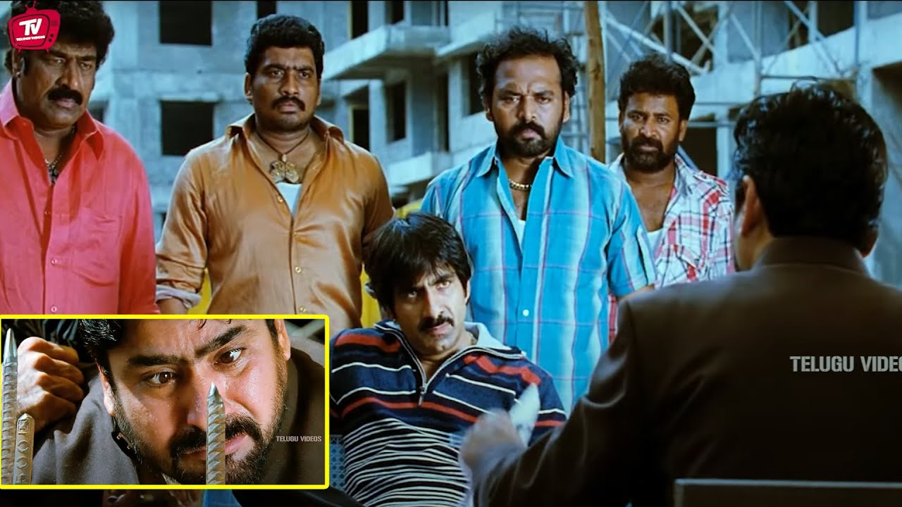 Ravi Teja All Time Blockbuster Movie Action Scene | Mass Action Scene | @TeluguVideoZ