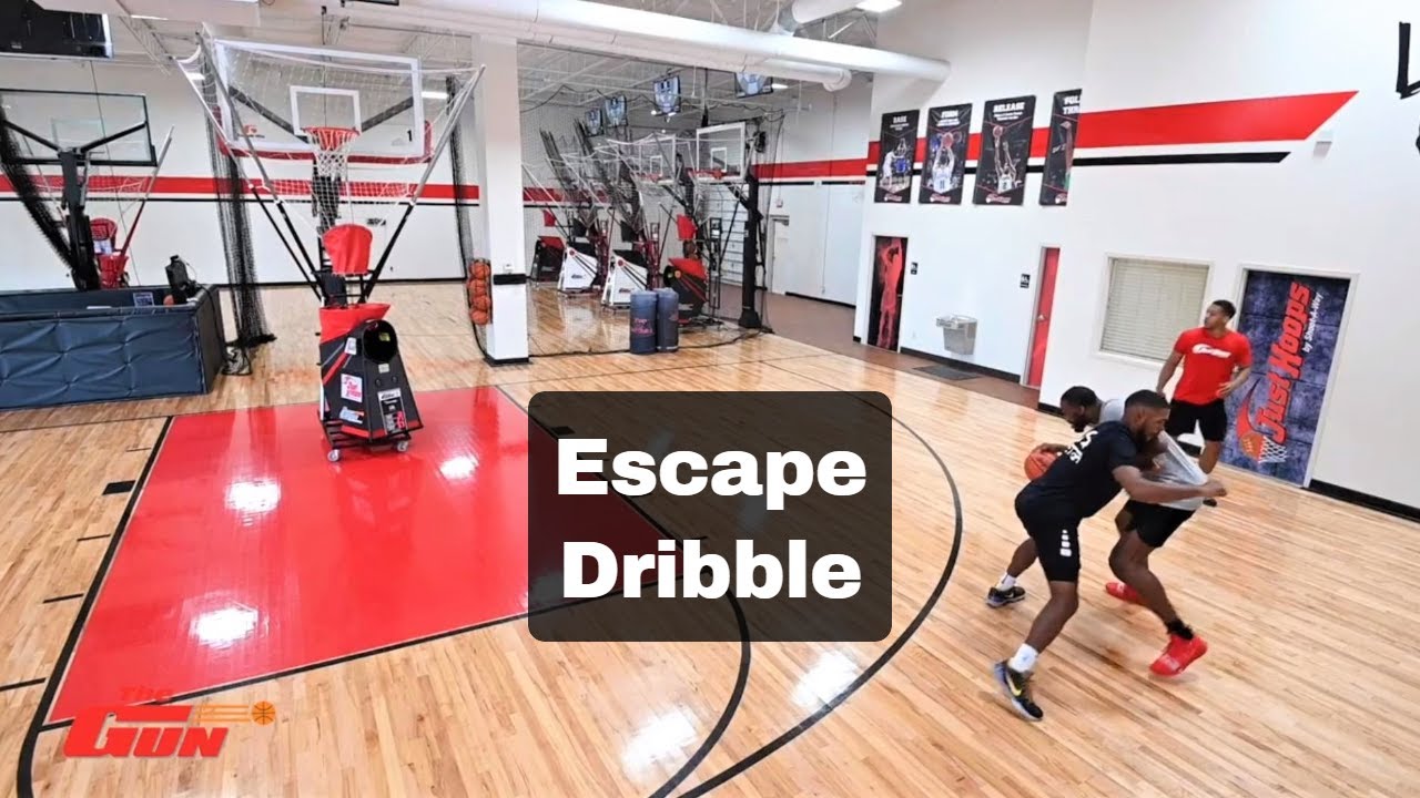 Basketball Shooting Drill Escape Dribble into Shot Progression YouTube