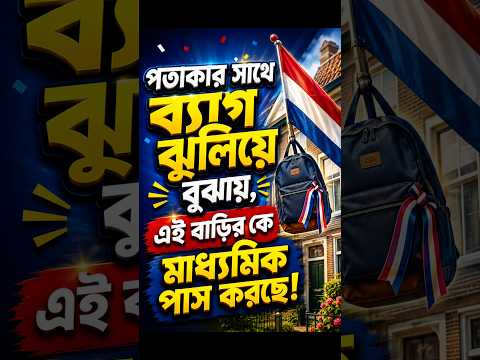 পতাকার সাথে ব্যাগ কেন ঝোলে নেদারল্যান্ডসে? 🇳🇱