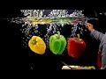 Cara Gambar Buah dan percikan air Biar Seperti Nyata !! Paprika fruit and water splash