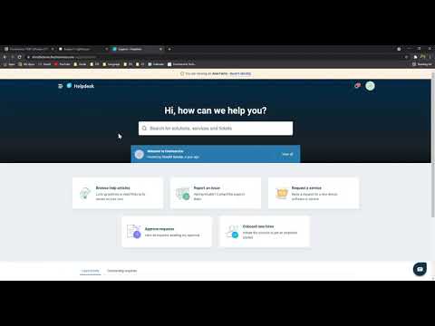 Freshservice End User Portal Demo