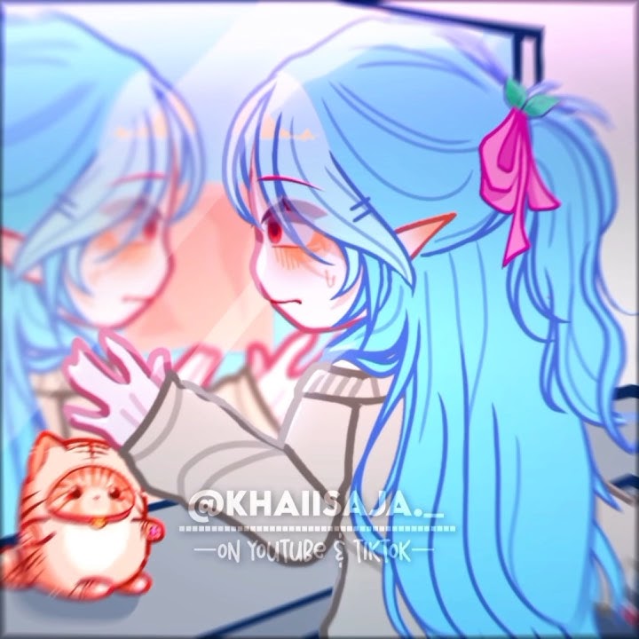 Where did my brother learn to tie his hair like this?😩🎀 | ib:original × #KhaiiSaja #gachaclub #gacha