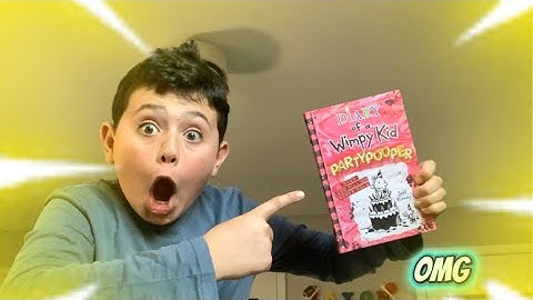 Unboxing The NEW WIMPY KID Book [PartyPooper]