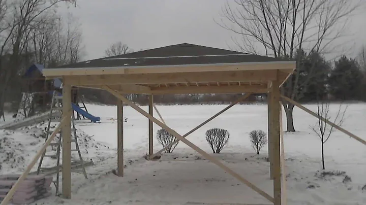 Sharon Center Backyard Pavilion Construction Cam