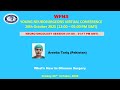 NEURO-ONCOLOGY SESSION (01:09 – 01:17 PM GMT): What’s New In Gliomas Surgery