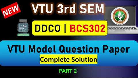 DDCO Model Question paper solutions Q5 to Q10 | Part 2