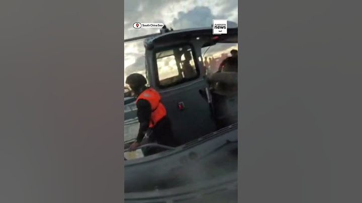 Filipino confrontation with Chinese coast guard