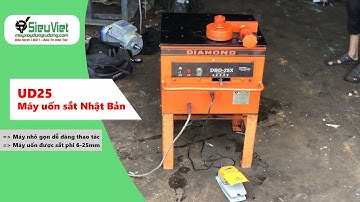 Máy uốn sắt UD25 Nhật Bản Diamond DBD-25X - Điện 220V, uốn tối đa sắt phi 25