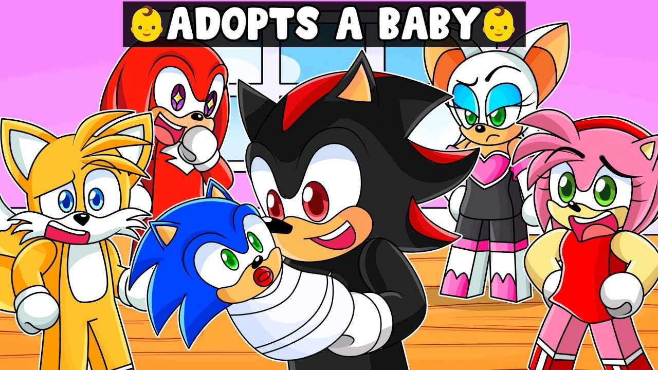 Shadow ADOPTED a BABY in Roblox!