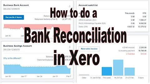 How to do a Bank Reconciliation in Xero