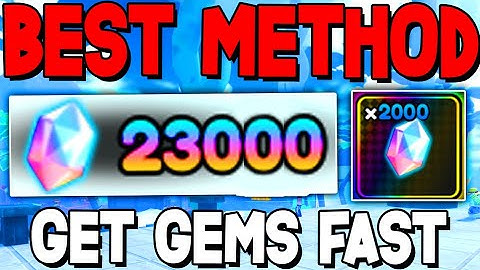 BEST METHOD To GET GEMS FAST in ASTD X! (All Star Tower Defense X) ROBLOX