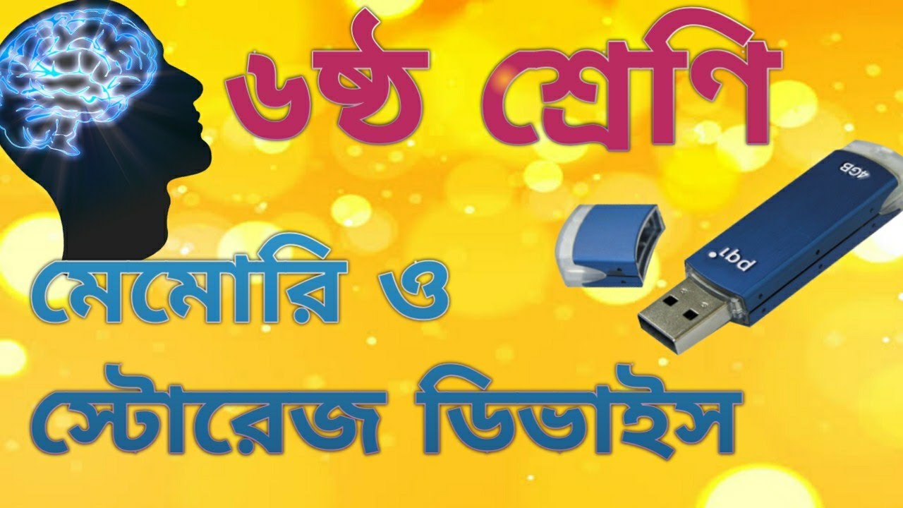 Class 6 ICT Chapter 2 Lesson 4 Memory and Storage Devices - YouTube