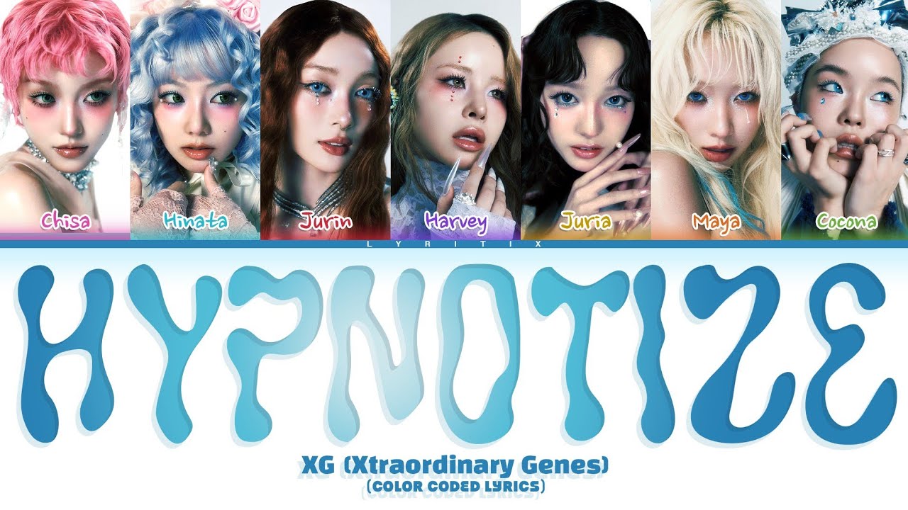 XG (Xtraordinary Genes) 'Hypnotize' Color Coded Lyrics | Lyritix