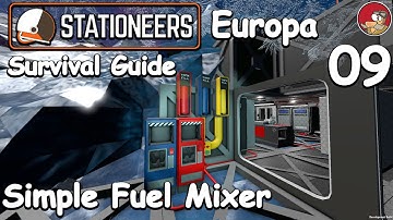 Stationeers Europa Survival Aan de slag Gids 09 - Eenvoudige brandstofmixer