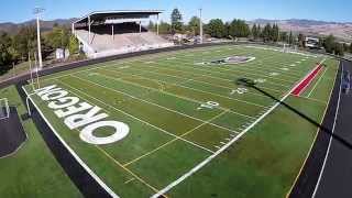 A quick fly over of our brand new field turf.