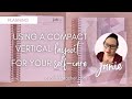 Using an Erin Condren Compact Vertical Layout for Your Self-Care