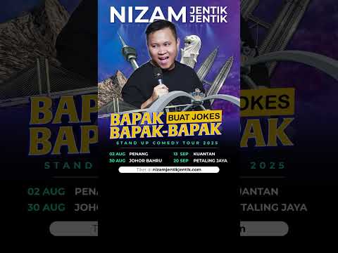 Tiket masih ada, dapatkan di nizamjentikjentik.com atau ketik di bayo..