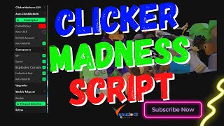 Clicker Madness Script Roblox  GUI 🎯 AUTO CLICK 🎯 REBIRTH 🎯 VIP