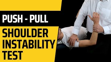 Push Pull Shoulder Instability Test